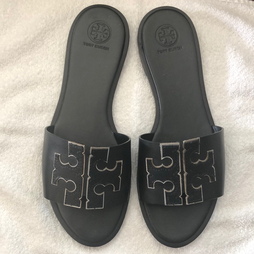 Tory Burch Leather Slide Sandal